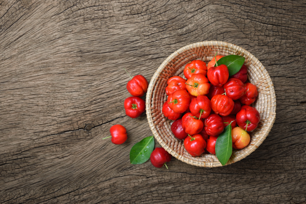 Acerola, su importancia como el fruto con mayor  aporte de vitamina C del mundo